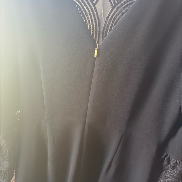 Trina Turk Black Cocktail Dress Size 12 - Picture 4 of 5